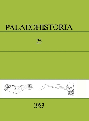 Book cover for Palaeohistoria 25 (1983)