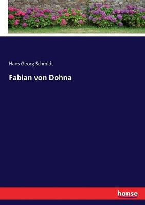 Book cover for Fabian von Dohna