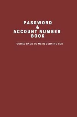 Cover of Password & Account Number Book and Little Telephone/Adress Book