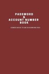 Book cover for Password & Account Number Book and Little Telephone/Adress Book