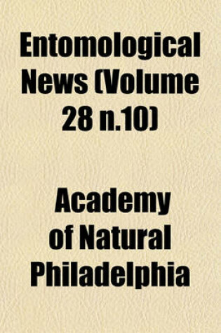 Cover of Entomological News (Volume 28 N.10)