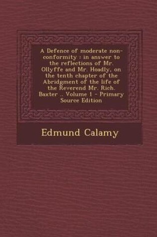 Cover of A Defence of Moderate Non-Conformity