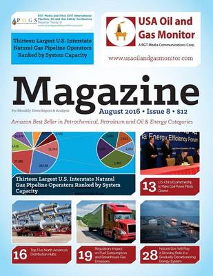 Cover of Thirteen Largest U.S. Interstate Natural Gas Pipeline Operators Ranked by System