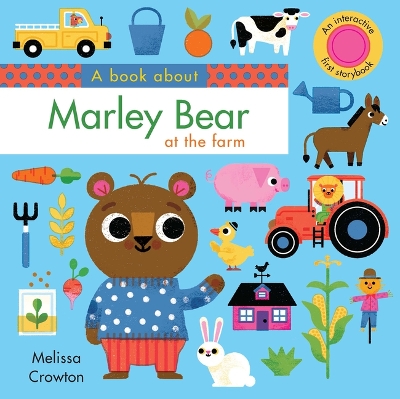 Book cover for A Book about Marley Bear at the Farm