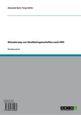 Book cover for Bilanzierung Von Renditeliegenschaften Nach Ifrs