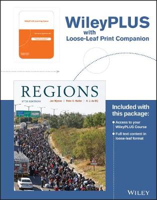 Book cover for Geography: Realms, Regions, and Concepts, 17e Wileyplus Learning Space Registration Card + Loose-Leaf Print Companion