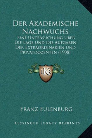 Cover of Der Akademische Nachwuchs