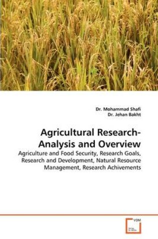 Cover of Agricultural Research-Analysis and Overview