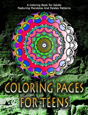 Book cover for COLORING PAGES FOR TEENS - Vol.8