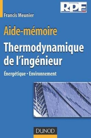 Cover of Aide-mémoire de THERMODYNAMIQUE DE L'INGÉNIEUR