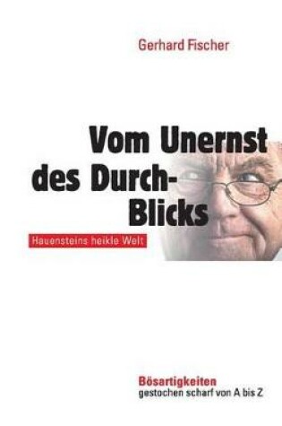 Cover of Vom Unernst Des Durchblicks