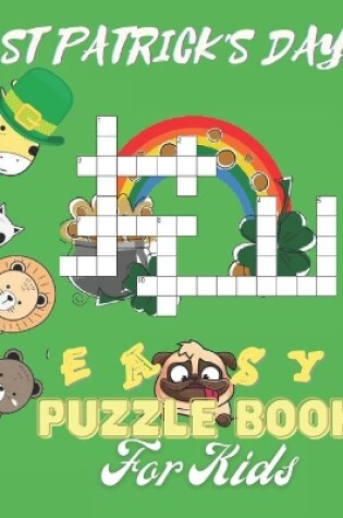 Cover of ST Patrick's Day Easy Puzzle Book For Kids