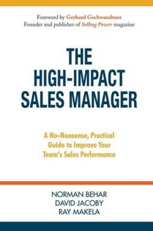 Cover of The High-Impact Sales Manager