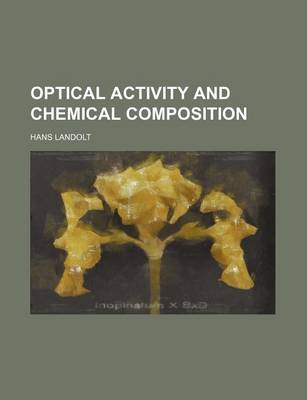 Book cover for Optical Activity and Chemical Composition