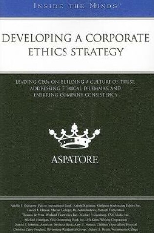 Cover of Developing a Corporate Ethics Strategy