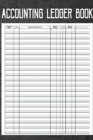 Cover of Accounting Ledger Book