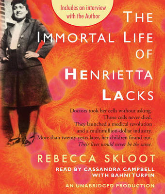 Book cover for The Immortal Life of Henrietta Lacks