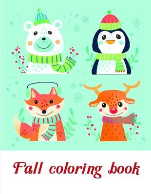 Book cover for Fall coloring book