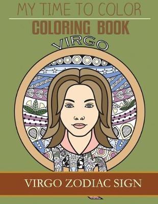 Book cover for Virgo Zodiac Sign - Adult Coloring Book