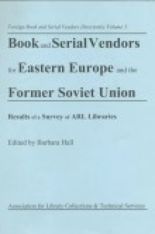 Cover of Book & Serial Vendors Eastern Europe & Former S