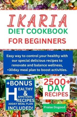 Cover of Ikaria Diet Cookbook for Beginners