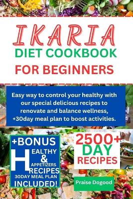 Book cover for Ikaria Diet Cookbook for Beginners