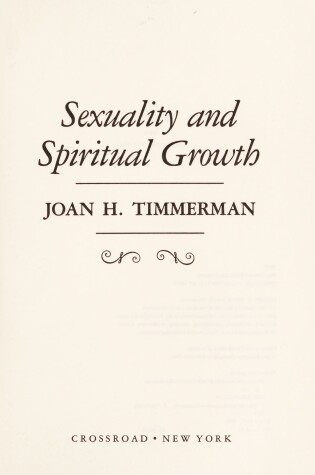 Cover of Sexuality and Spiritual Growth