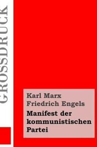 Cover of Manifest der kommunistischen Partei (Grossdruck)