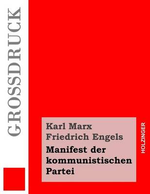 Book cover for Manifest der kommunistischen Partei (Grossdruck)