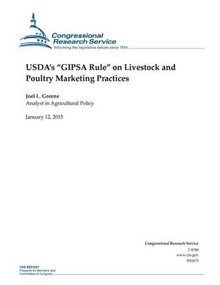 Book cover for USDA's "GIPSA Rule" on Livestock and Poultry Marketing Practices