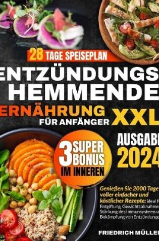 Cover of Entzündungshemmende Ernährung Für Anfänger XXL