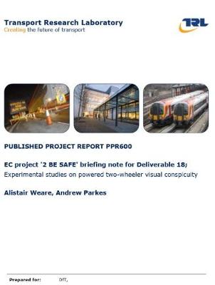 Book cover for EC project '2 BE SAFE' briefing note on Deliverable 18