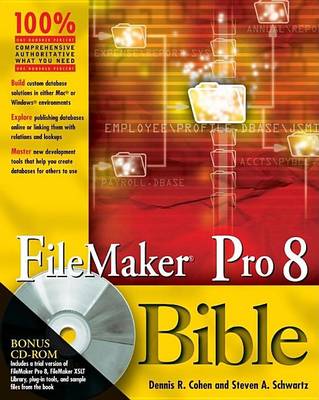 Book cover for FileMaker Pro 8 Bible