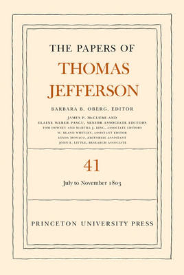 Cover of The Papers of Thomas Jefferson, Volume 41