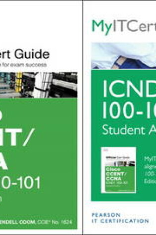 Cover of Cisco CCENT/CCNA ICND1 100-101 Official Cert Guide Academic Edition with MyITCertificationlab Bundle