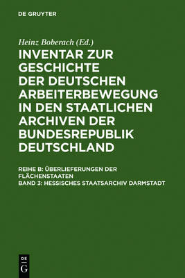 Book cover for Hessisches Staatsarchiv Darmstadt