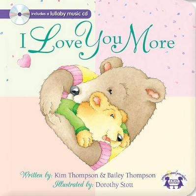 Book cover for Christian I Love You More Padded Board Book & CD