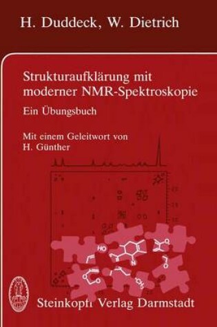 Cover of Strukturaufklärung mit moderner NMR-Spektroskopie