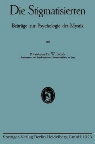 Cover of Die Stigmatisierten