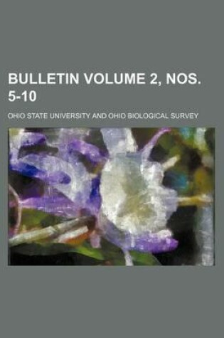 Cover of Bulletin Volume 2, Nos. 5-10