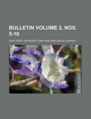 Book cover for Bulletin Volume 2, Nos. 5-10