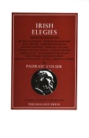 Book cover for Irish Elegies