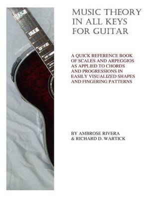 Book cover for Music Theory In All Keys For Guitar