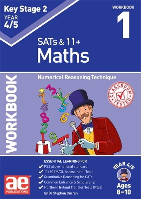 Book cover for KS2 Maths Year 4/5 Workbook 1