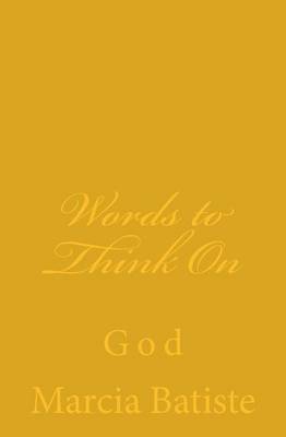 Book cover for Words to Think On