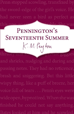 Book cover for Pennington's Seventeenth Summer