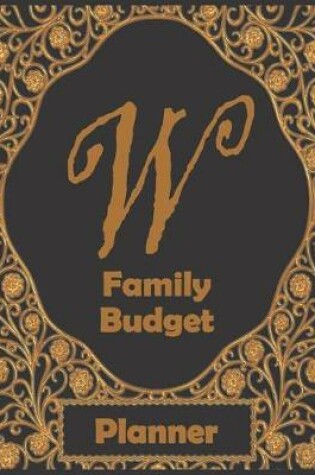 Cover of W Family Budget Planner