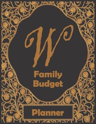 Book cover for W Family Budget Planner