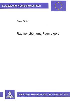 Cover of Raumerleben Und Raumutopie