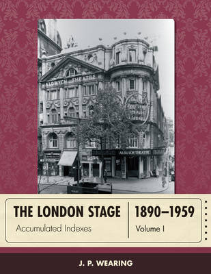 Cover of The London Stage 1890-1959